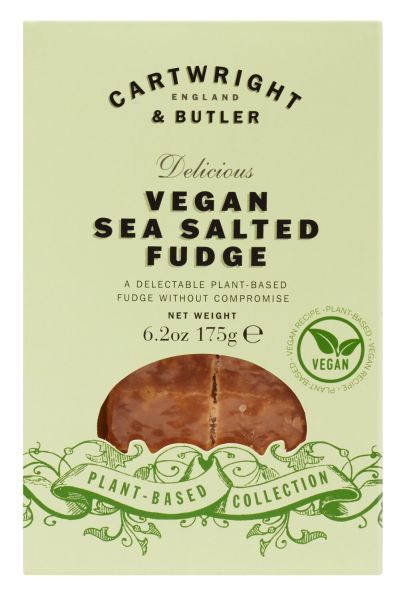 Cartwright & Butler Vegan Sea Salt Fudge 175g